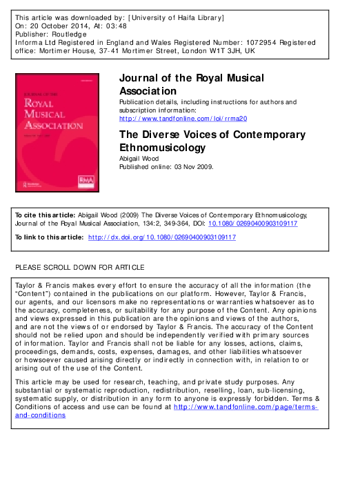 Ethnomusicology examples image