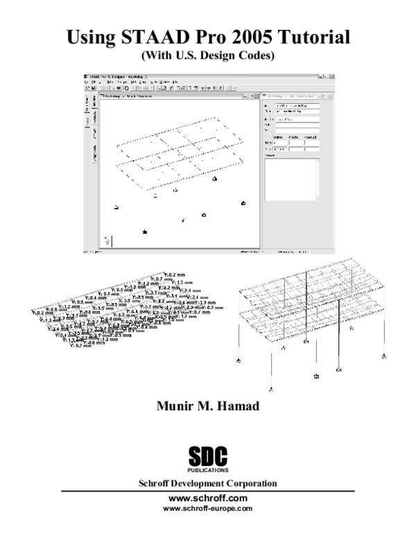 (PDF) Using STAAD Pro 2005 Tutorial Safiuedin Safiuedin Academia.edu