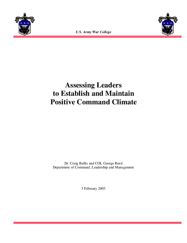 Command climate essays 07 picture