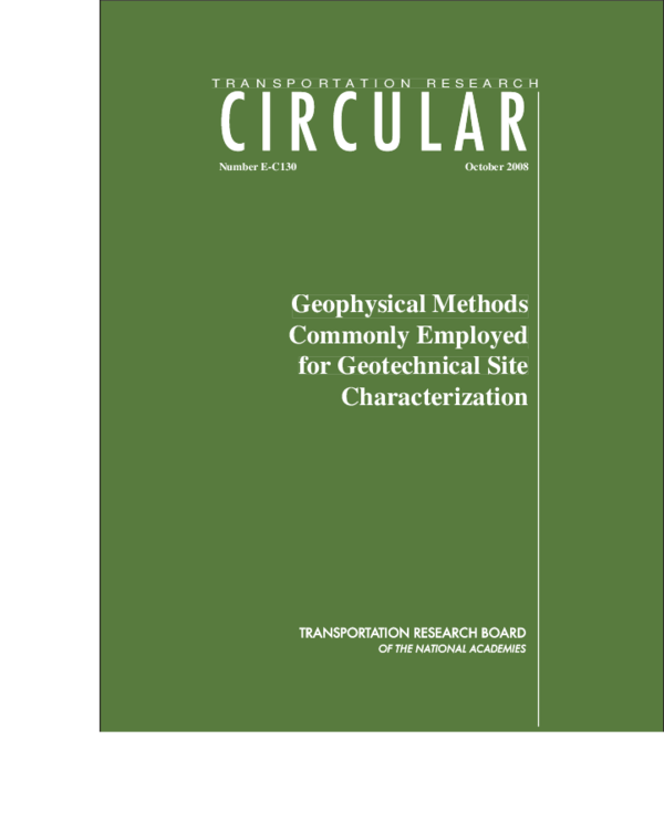 (PDF) Geophysical Methods Commonly Employed for Geotechnical Site ...
