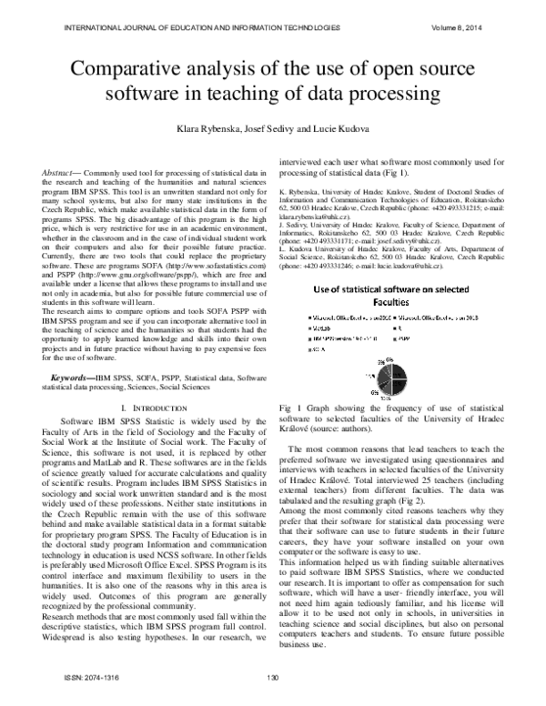 (PDF) Comparative analysis of the use of open source software in ...