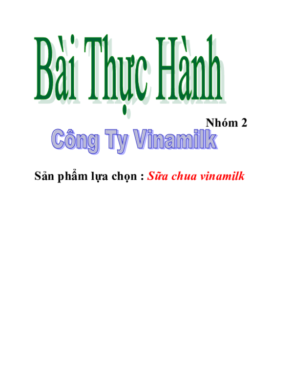 Vinamilk 2 essay image