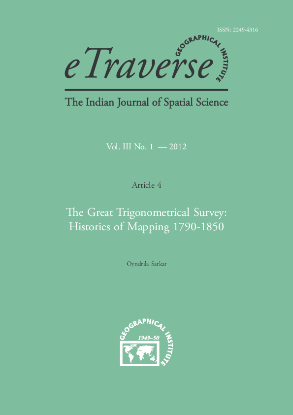 (PDF) The Great Trigonometrical Survey: Histories Of Mapping 1790-1850