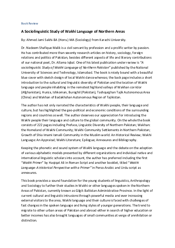 (DOC) Book Review of 