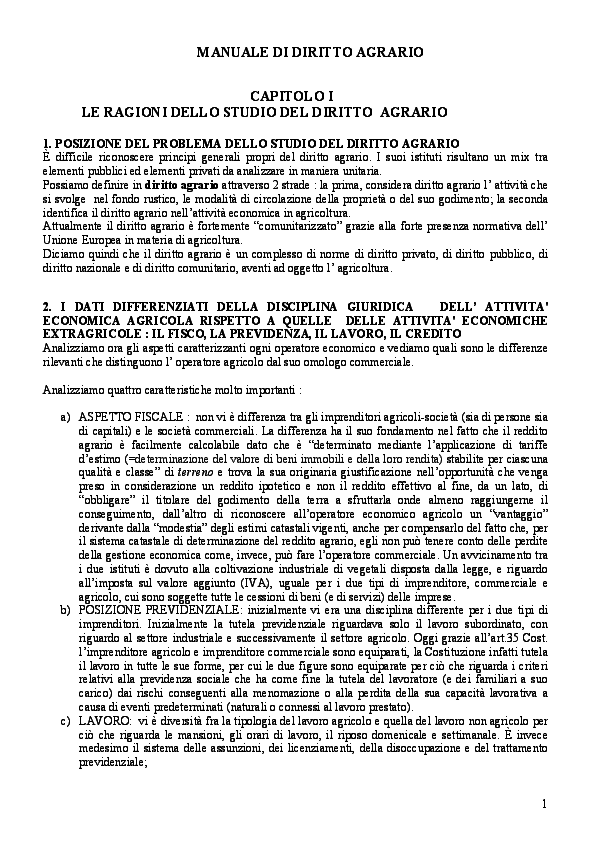 PDF) DIRITTO AGRARIO. Germanò | Monica Raimondi - Academia.edu