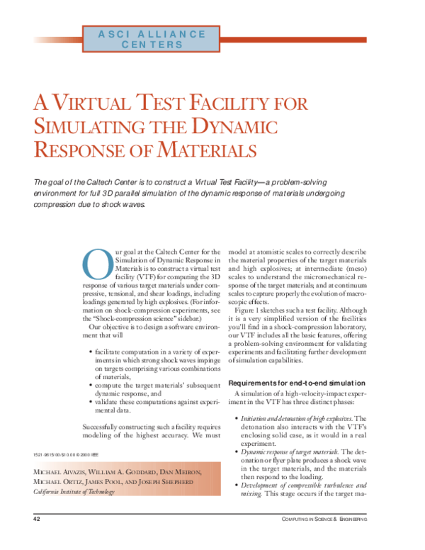 (PDF) A virtual test facility for simulating the dynamic response of ...