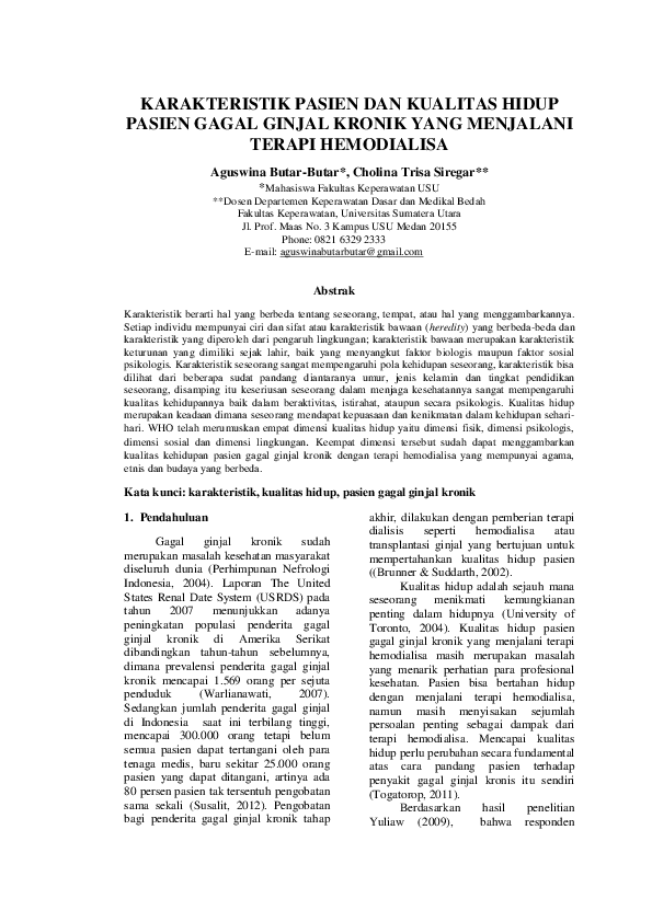 Kita pasien gagal ginjal, bukan gagal hidup, perjuangan pasien hemodialisa di Kendari Sultra