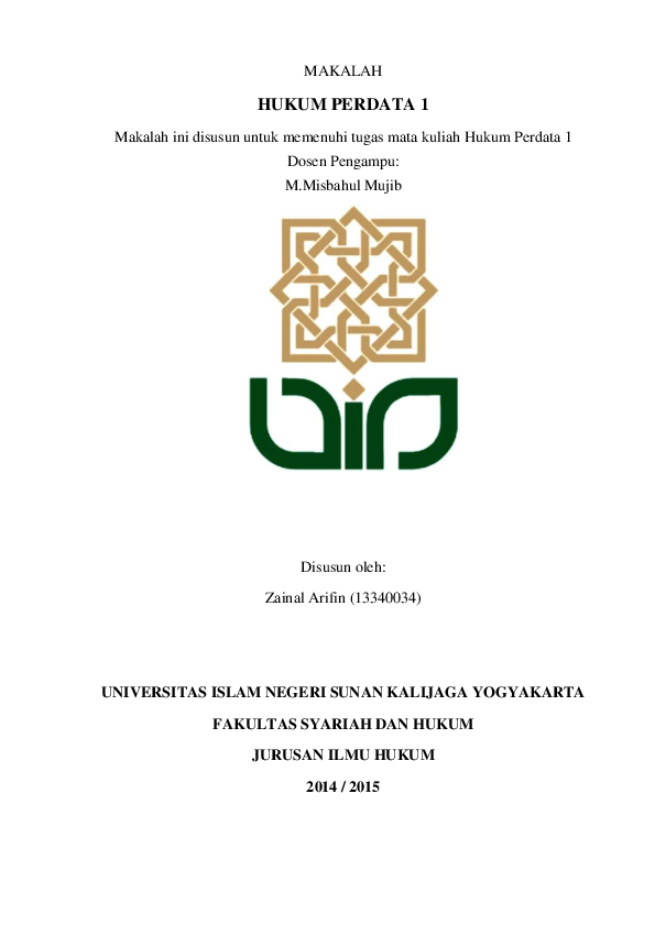 Hubungan Keluarga Perdata Zainal Aff Academia Edu