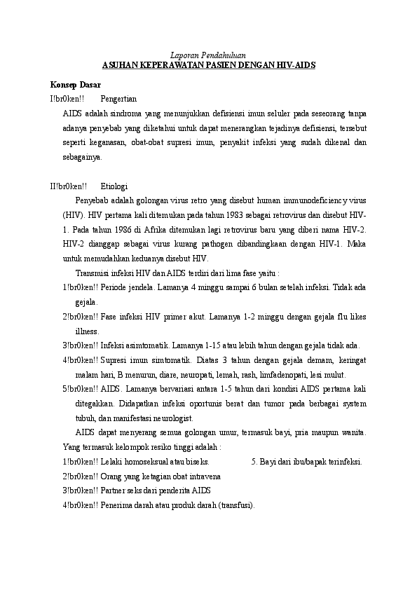 (DOC) ASKEP HIV-AIDS