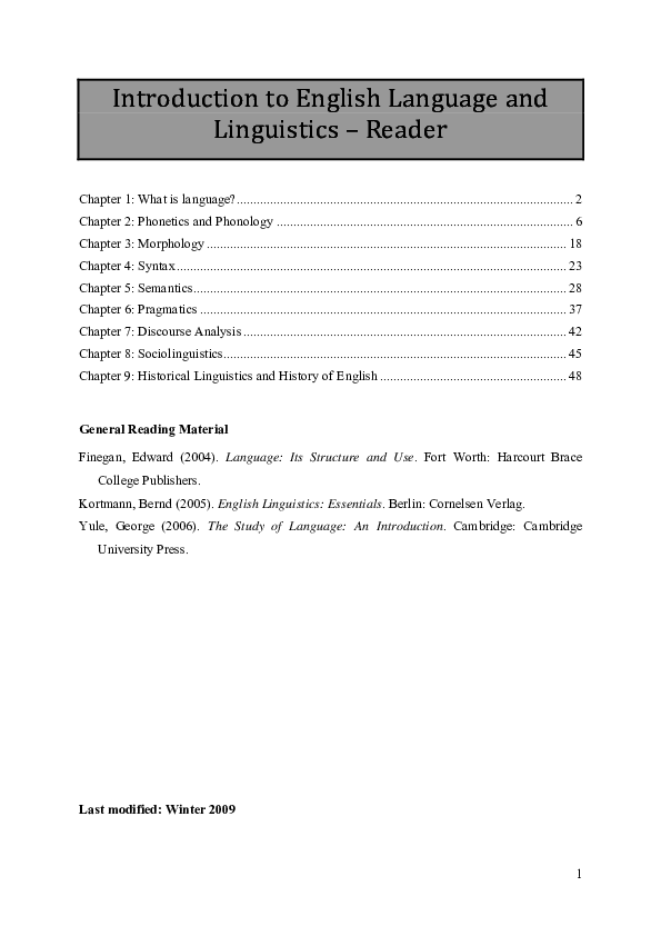 English phonetics and phonology cambridge university press