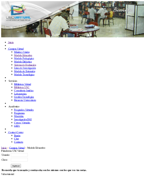 (PDF) Inicio Campus Virtual
