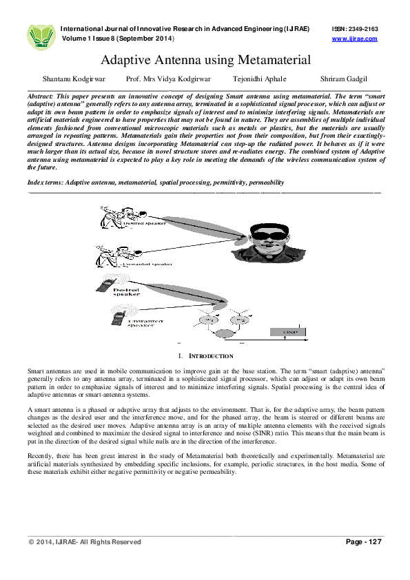 Smart antenna conclusion picture