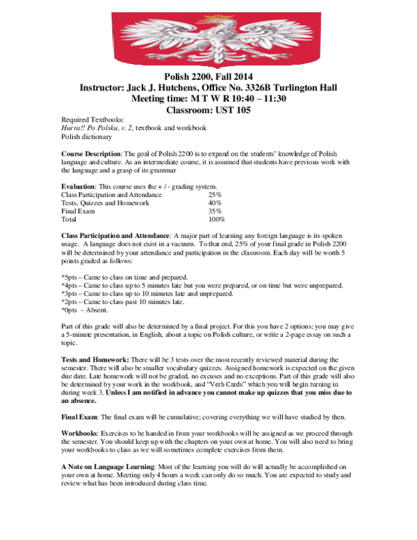 (PDF) Intermediate Polish 1