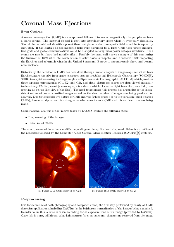 (PDF) Coronal Mass Ejections