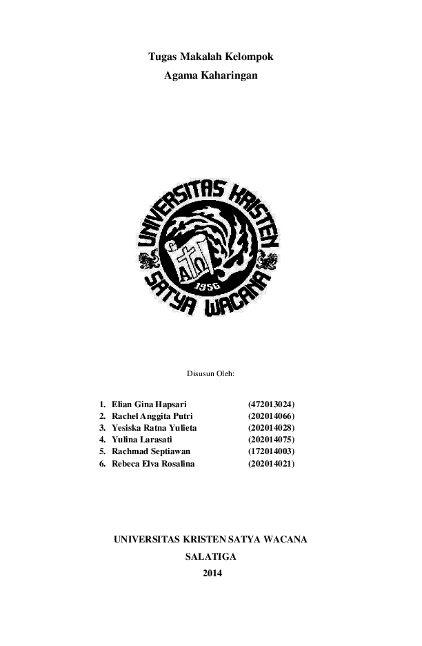 Doc Makalah Agama Kaharingan Rachmad Septiawan Academia Edu