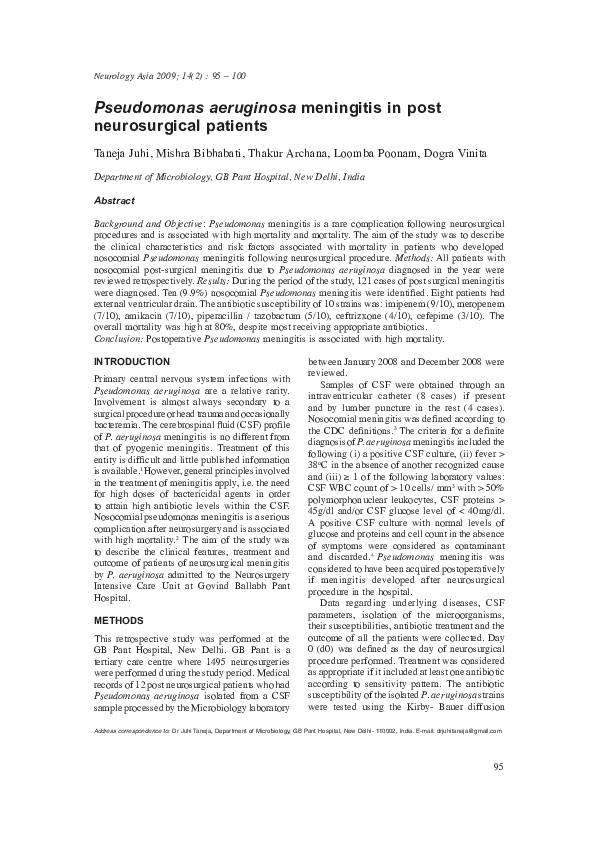 Pseudomonas aeruginosa research papers image
