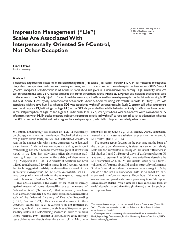How to identify a dominant impression picture