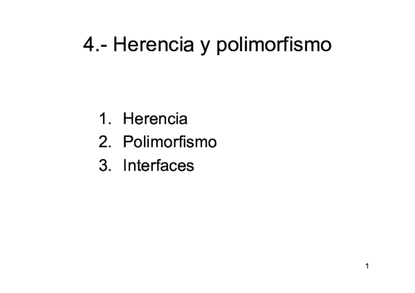 (PDF) Tema4Herencia y polimorfismo
