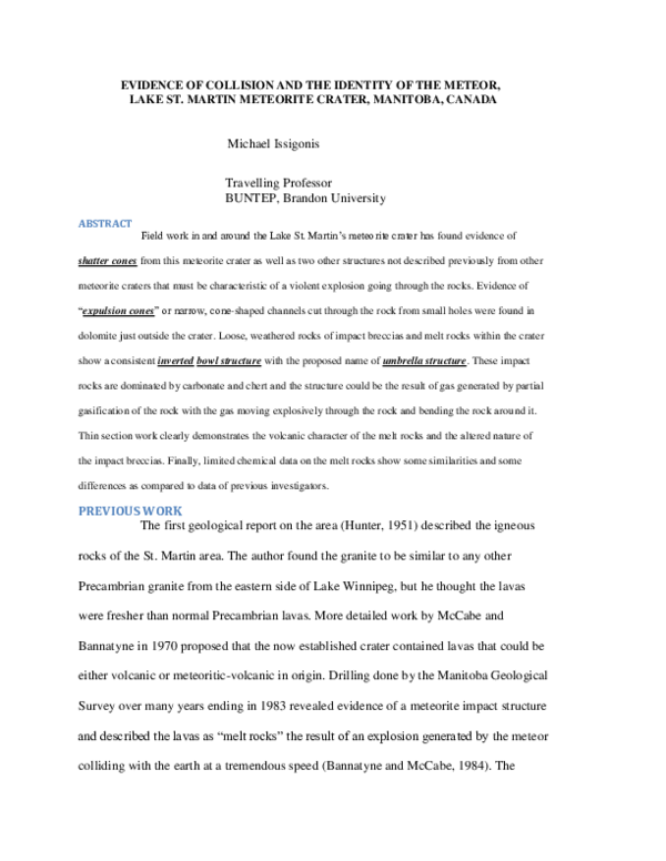 Meteors and meteorites image