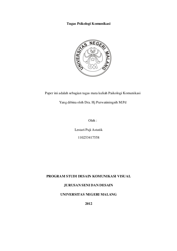 Essay psikologi komunikasi 06 image