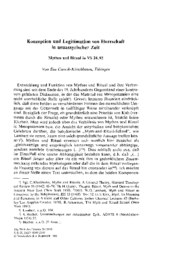 (PDF) CancikKirshbaum_1995_Konzeption und Legitimation von Herrschaft