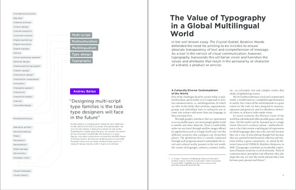 (PDF) The Value of Typography in a Global Multilingual World