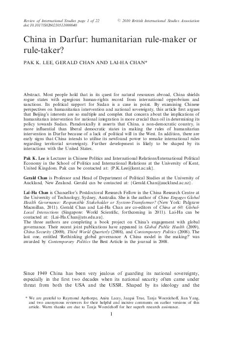 Darfur humanitarian essay 08 picture