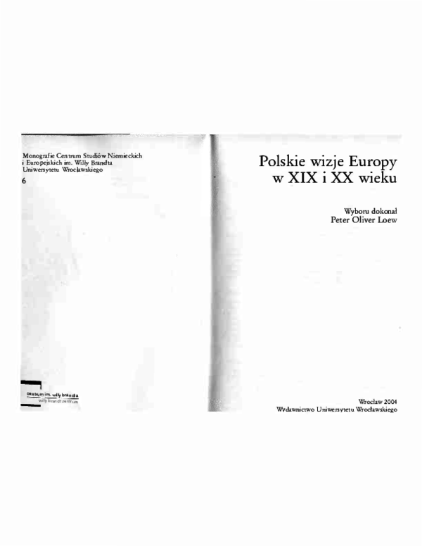 (PDF) Polska i Polacy w końcu XX wieku