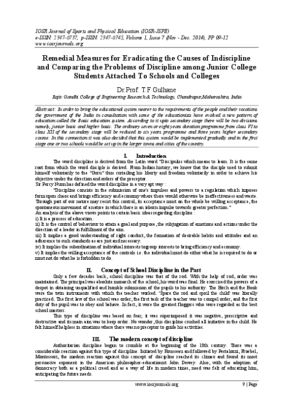 Article on indiscipline in school picture