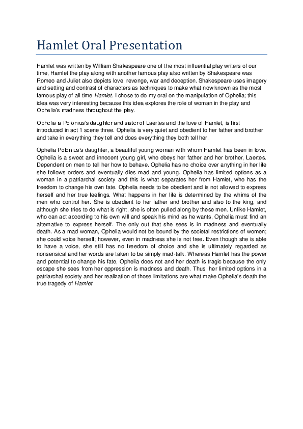 Summary of macbeth image