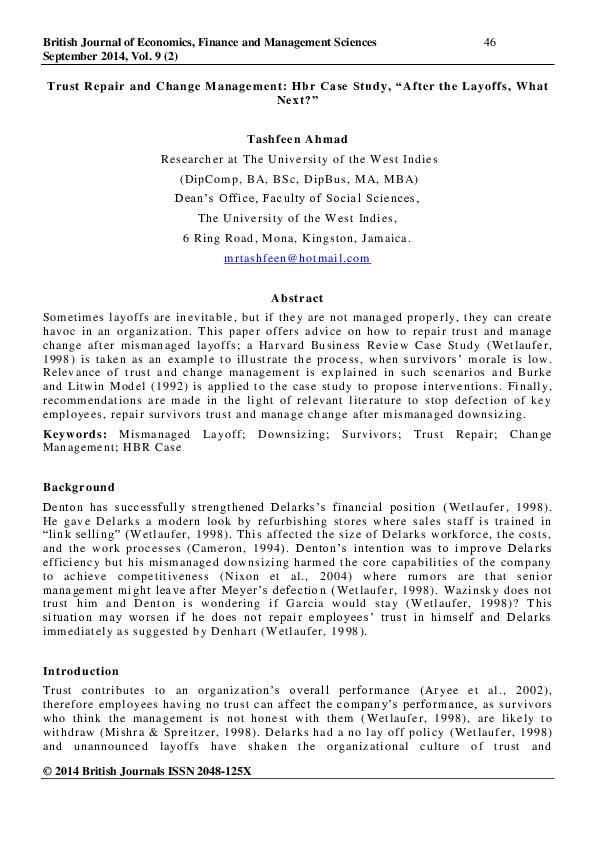Organizational change case study image