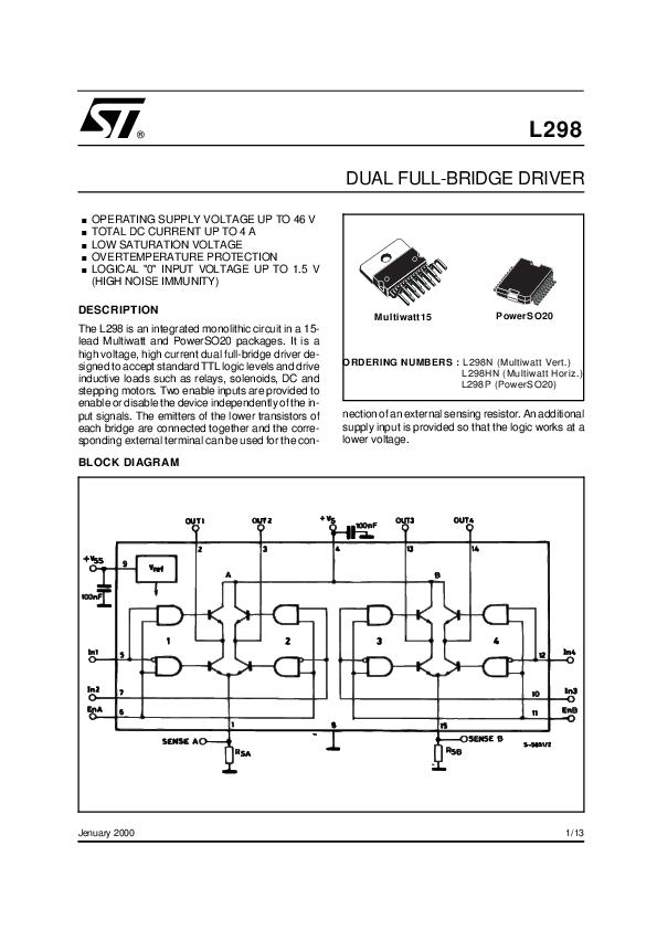 (PDF) DUAL FULL-BRIDGE DRIVER