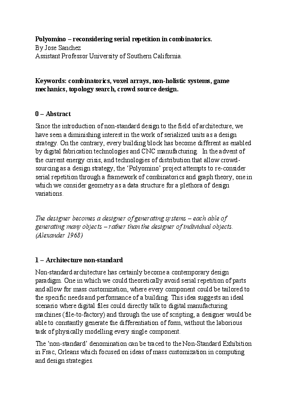 (PDF) Polyomino – Reconsidering Serial Repetition in Combinatorics ...
