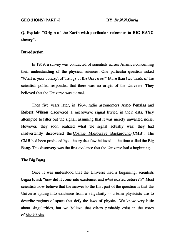 the big bang theory docs