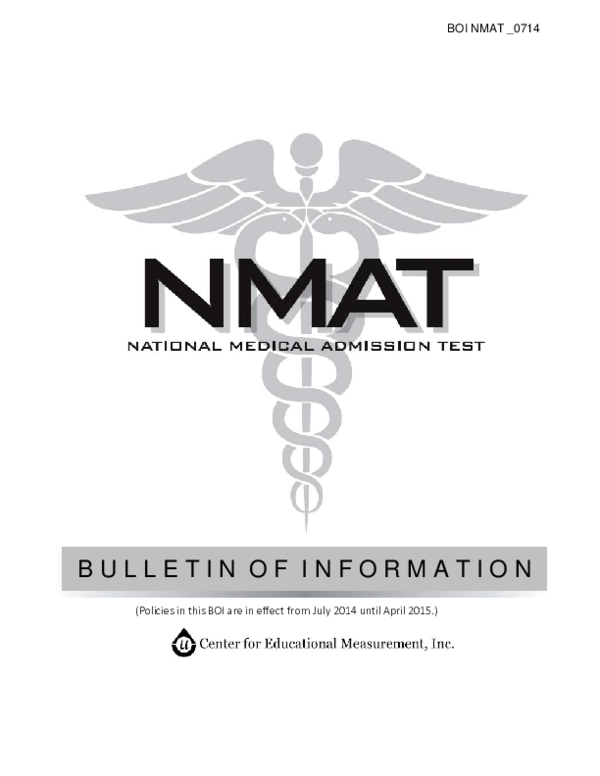 (PDF) NMAT