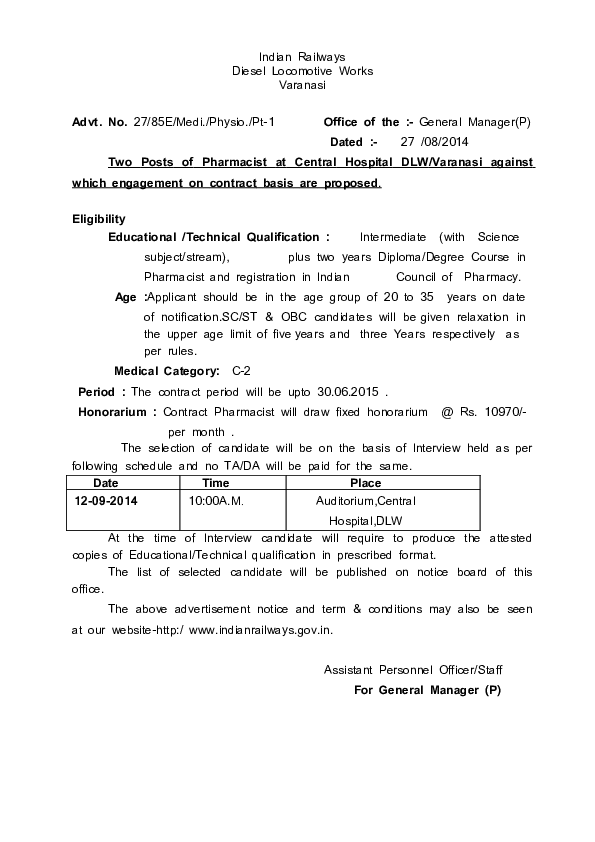 (PDF) Indian Railways Diesel Works Varanasi Arpit Gupta