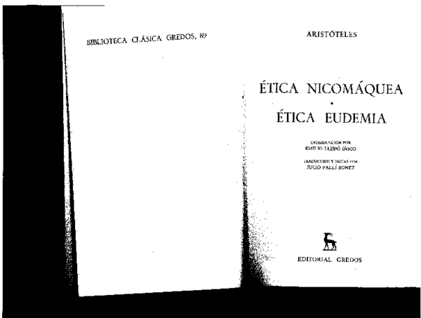 (PDF) Aristoteles Etica Nicomaquea