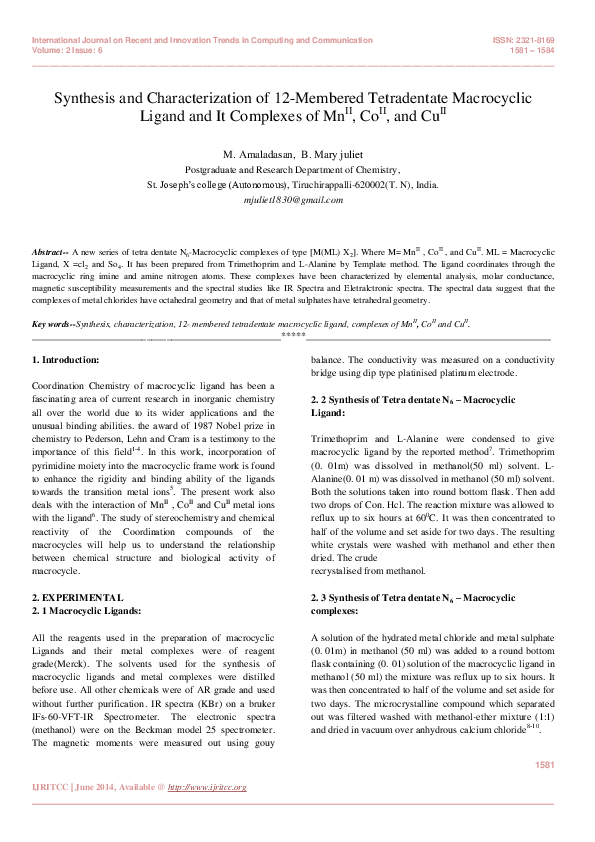 Macrocyclic synthesis essay 05 picture