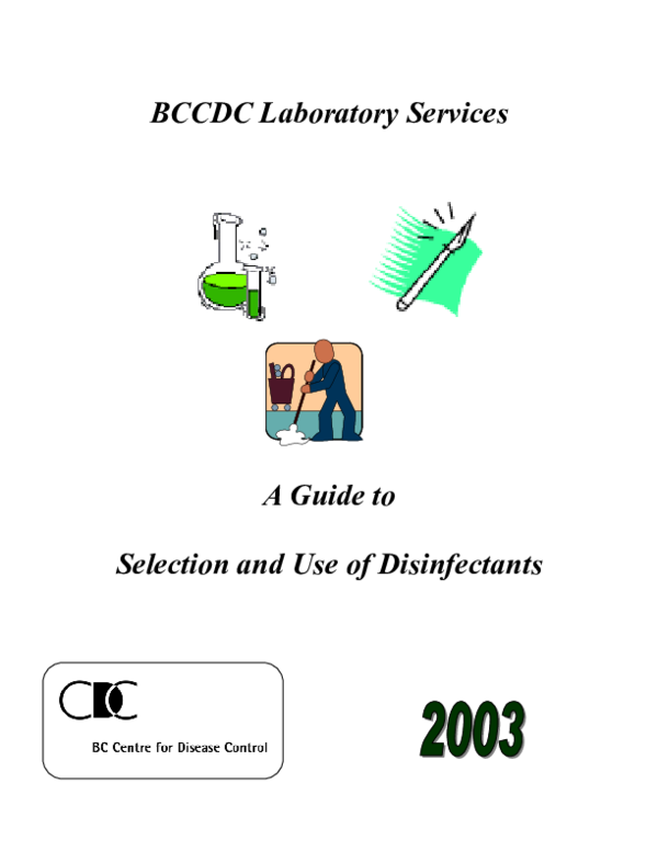 (PDF) BCCDC Laboratory Services A Guide to Selection and Use of