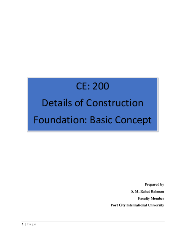 (DOC) Details of Construction (Foundation_Lecture_1)