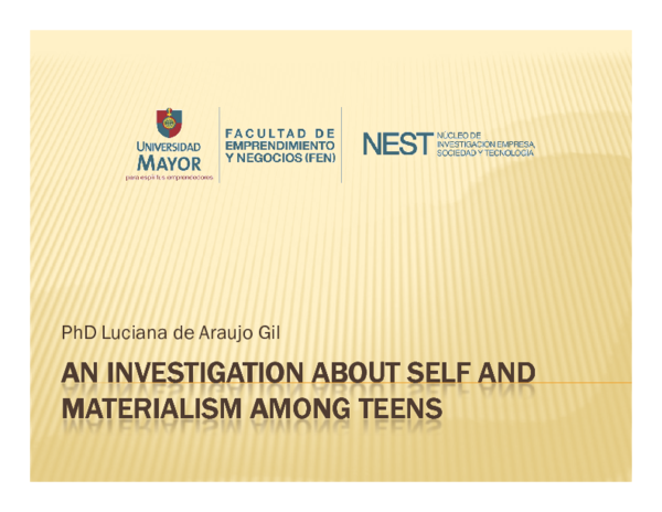 What does materialistic mean image