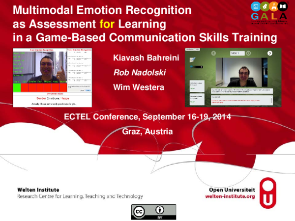 (PDF) Multimodal Emotion Recognition for Assessment of Learning in a ...