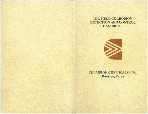 (PDF) OIL FIELD CORROSION DETECTION AND CONTROL HANDBOOK