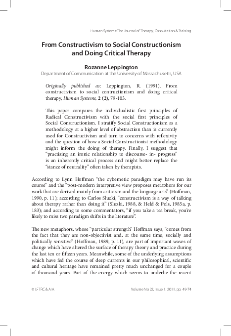 Constructivist assessment image