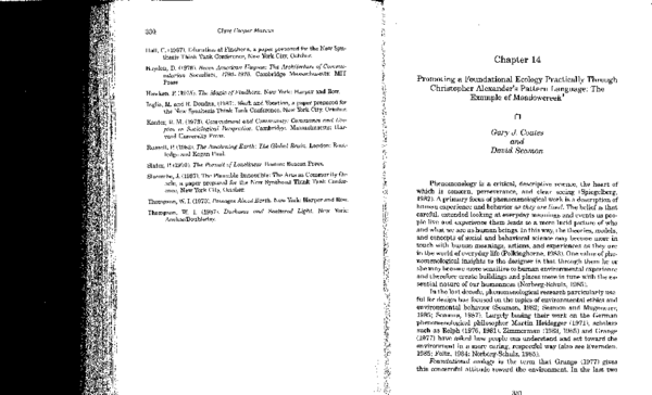 (PDF) Christopher Alexander's Pattern language: The Example of Meadowcreek