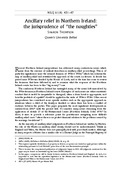 A v a (financial provision) 1998 picture