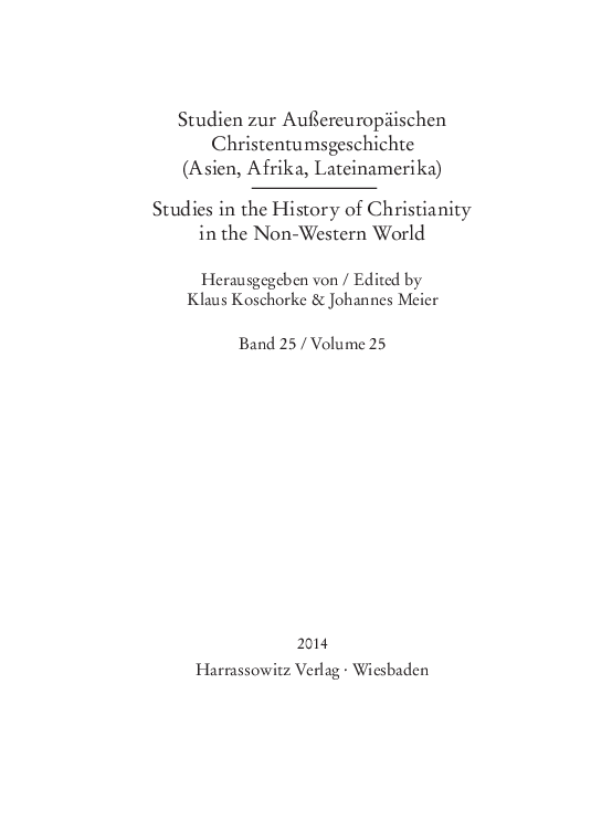 (PDF) Koptisches Christentum im subsaharischen Afrika