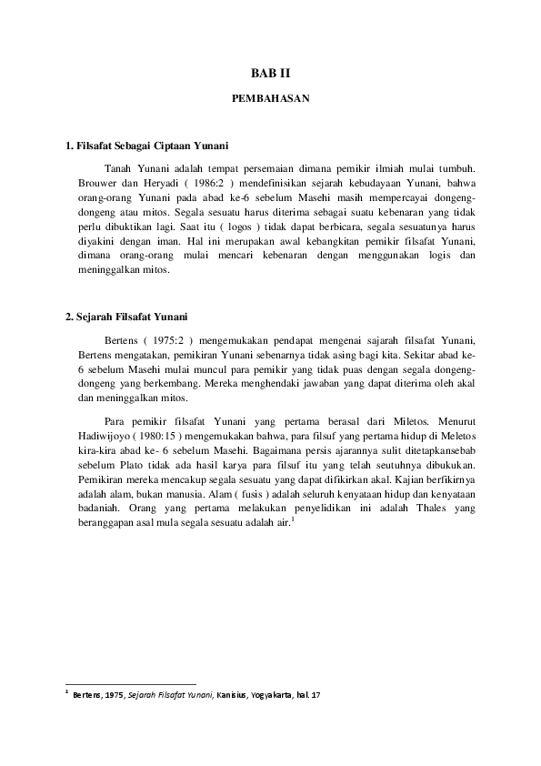 Apa Itu Filsafat Yunani