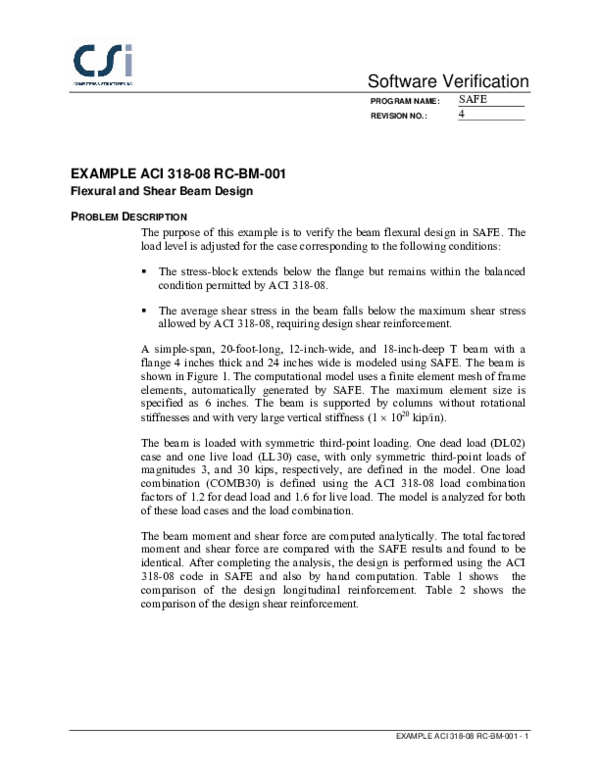 Beam Design Example Aci 318 The Best Picture Of Beam Beam Design Example Aci 318 The Best Picture Of Beam