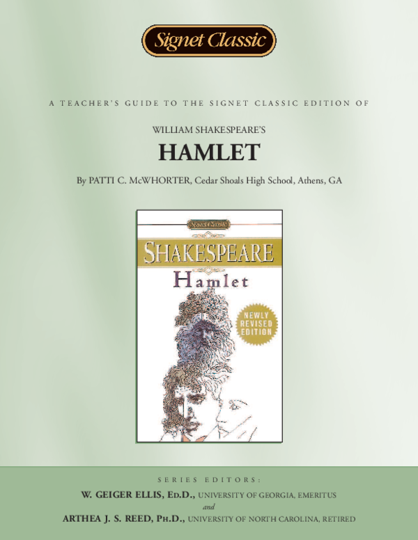 (PDF) Article on Hamlet (play)